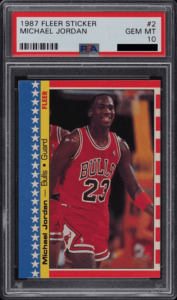 1987 Michael Jordan Fleer Stickers #2