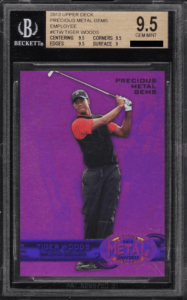 2013 Tiger Woods Precious Metal Gems (PMG) Purple /125 (Employee Exclusive) #E-TW