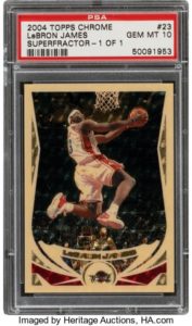 2004-05 LeBron James Topps Chrome Superfractor #23