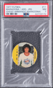 1977 Futbol Diego Maradona Rookie Card #11