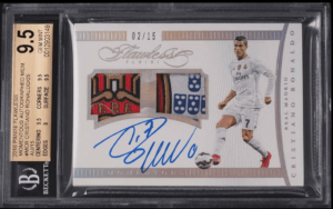 2016 Panini Flawless Momentous Ruby Cristiano Ronaldo Patch Auto #M-CR7