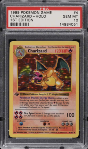 1999 Pokmon Game #4 Charizard Holo, 1st Edition