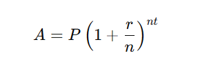 Compund Interest Formula